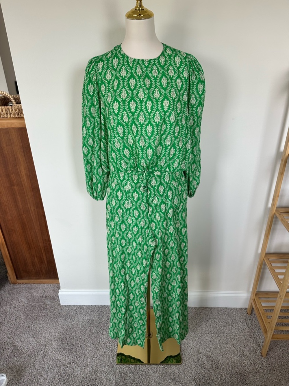 Zara Printed Green 2 Piece Set